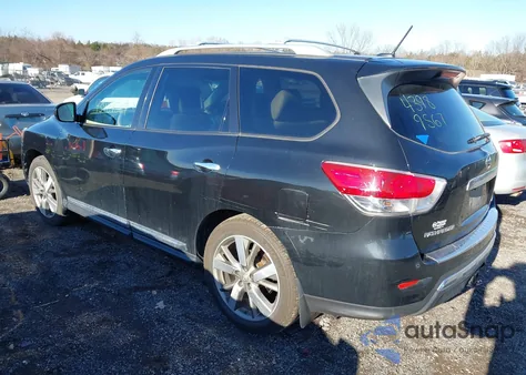 2015 Nissan Pathfinder Platinum from USA, damaged, VIN 5N1AR2MN2FC605524